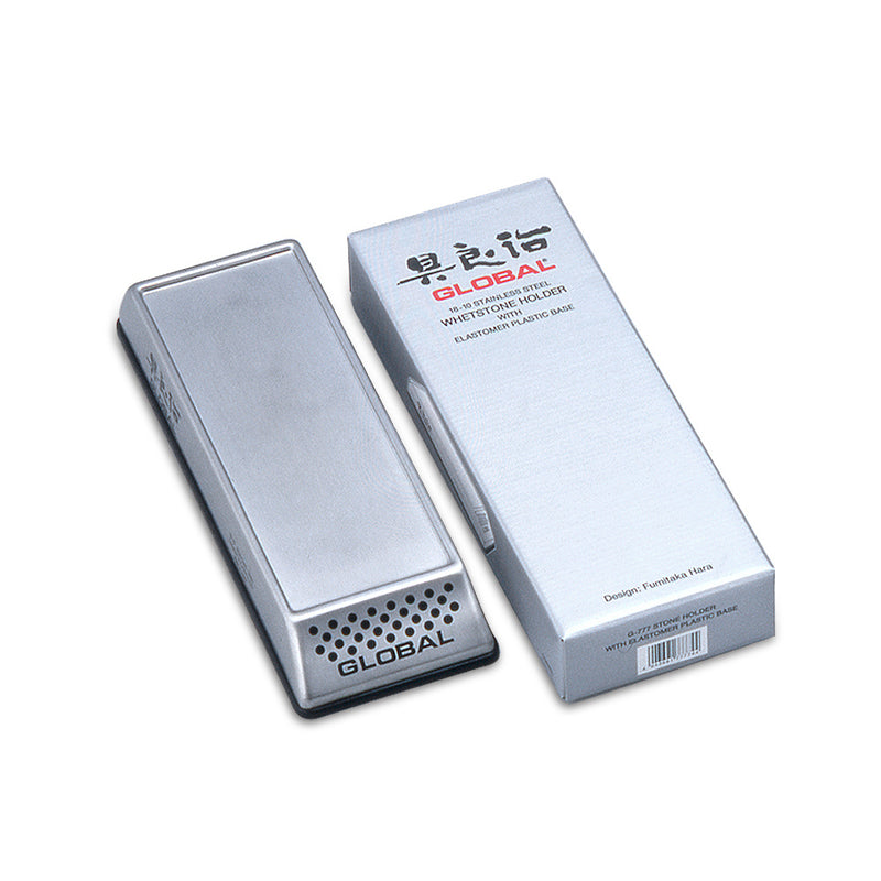 Global G-777 - Stainless Steel Whetstone Holder