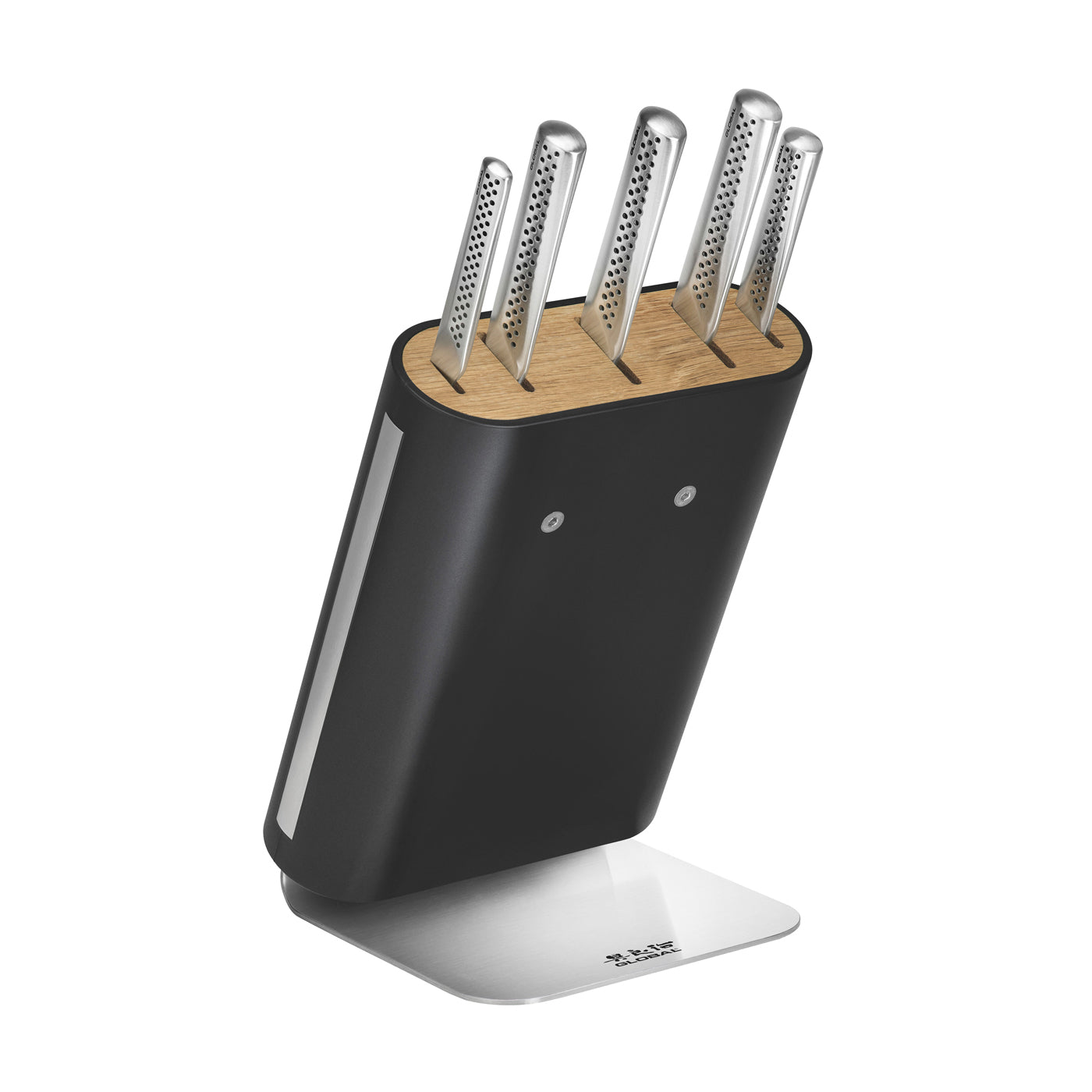 Global UKON 6 Piece Knife Block Set - Thumbnail 3