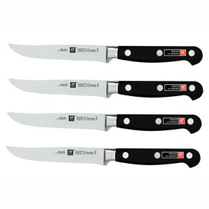 ZWILLING Steak Sets 4-pc, Stainless Steel Serrated Steak Knife Set