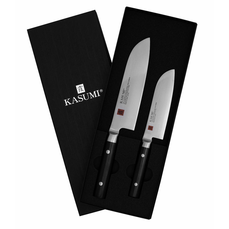 Kasumi - 2 Pc. Santoku Knife Set