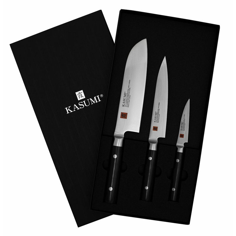 Kasumi - 3 Pc. Santoku Knife Set