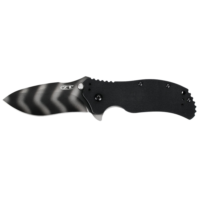 Kershaw ZT - 3.25" Tiger Stripe Folder Knife - G-10 Black Handle