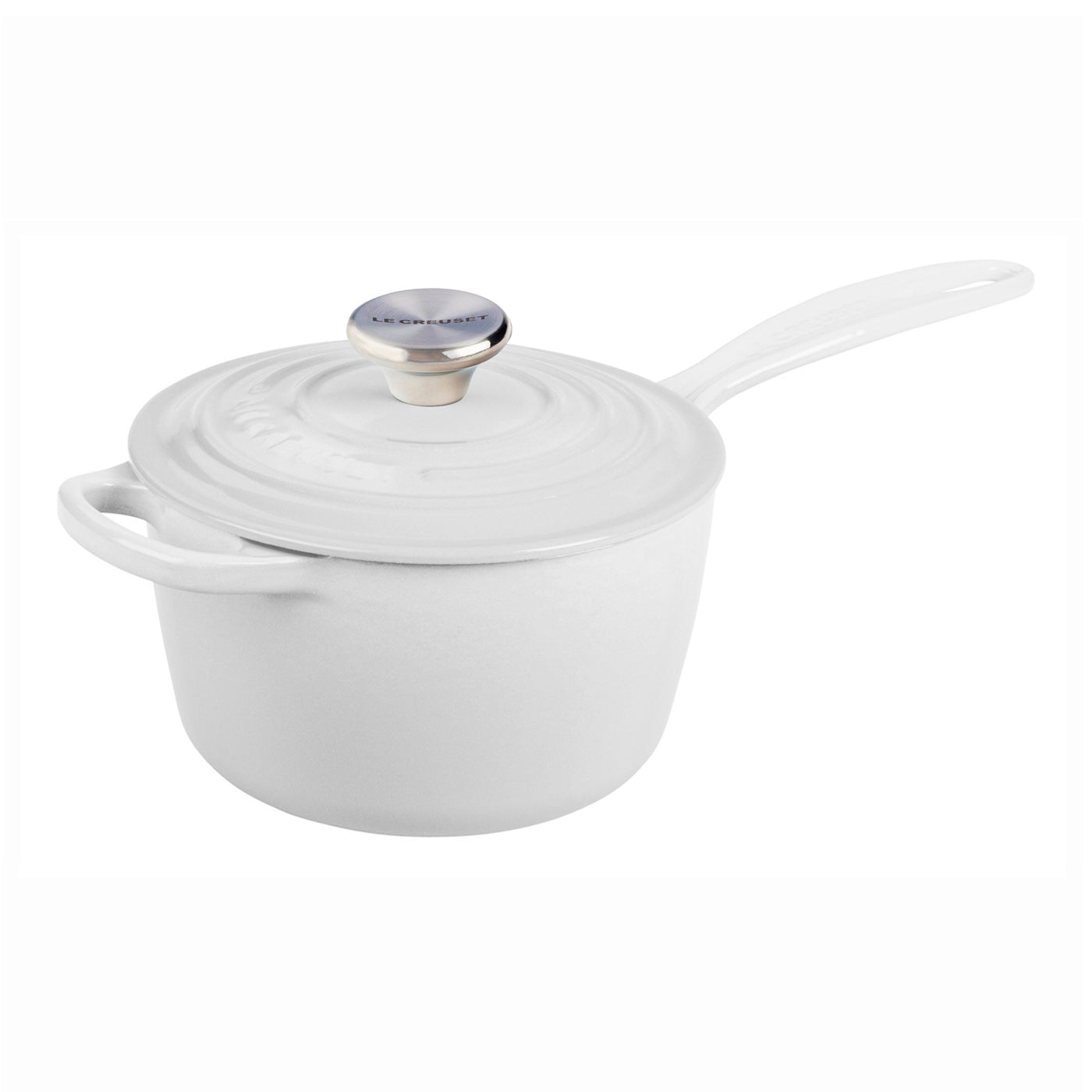 Le Creuset 4 qt. Stainless Steel Saucepan with Lid