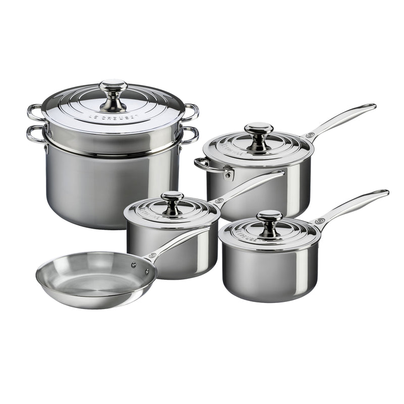 Le Creuset 10 Piece Set- Stainless Steel