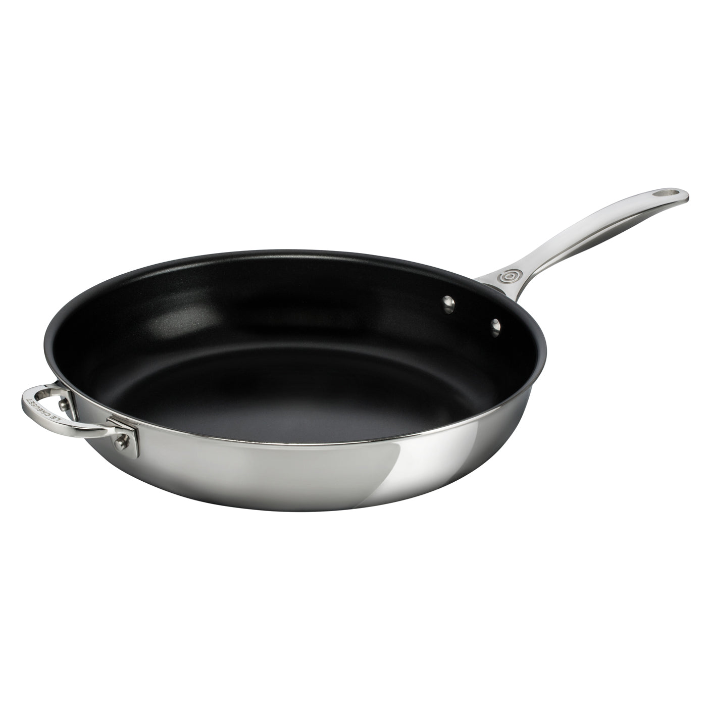 Le Creuset Stainless Steel Non-stick 12.5 Fry Pan with Helper