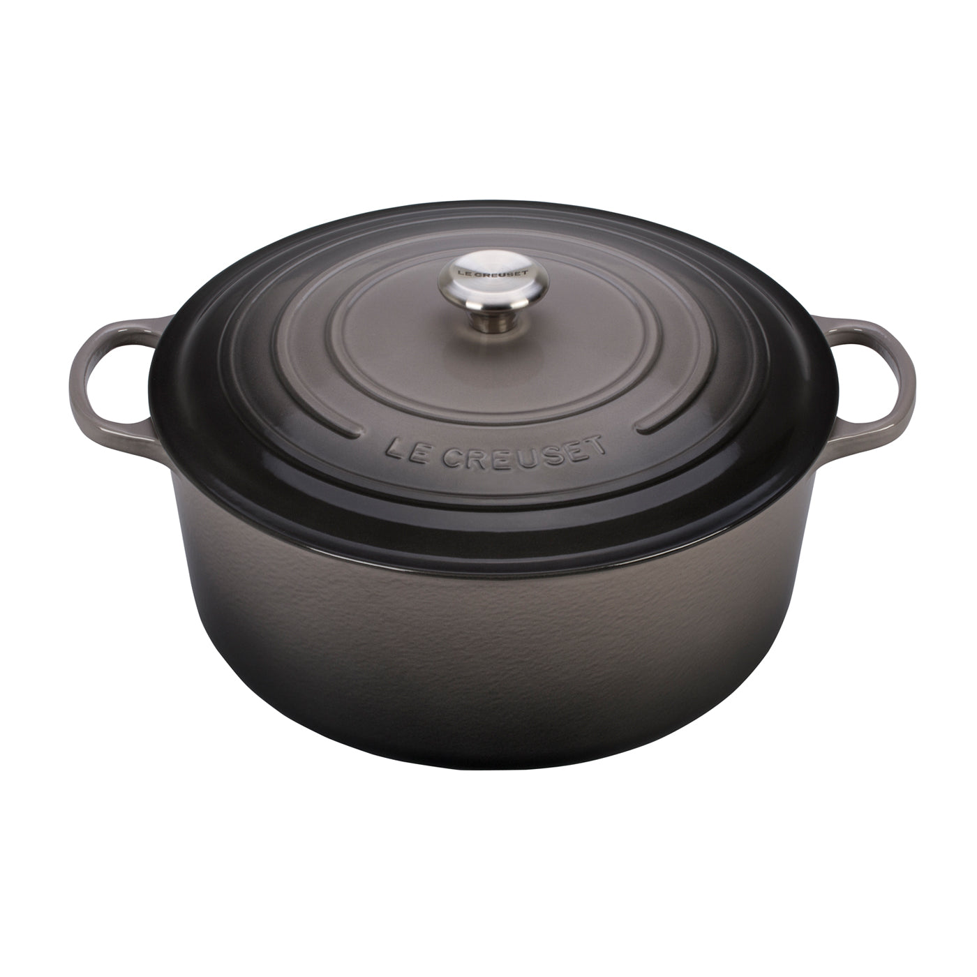 Le Creuset 13 1/4 Qt. Signature Round Dutch Oven w/Stainless Steel Kno –  Chef's Arsenal