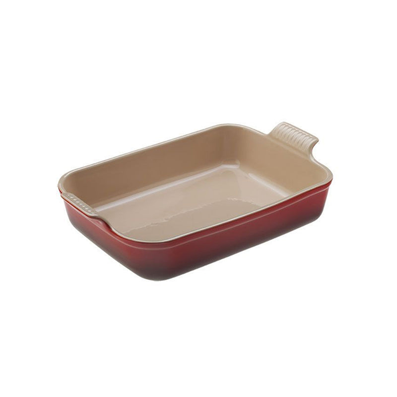 Le Creuset 2 1/2 Qt. (10 1/2" x 7") Heritage Rectangular Dish - Cherry