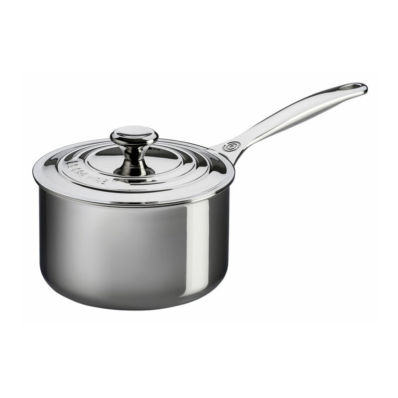 Le Creuset 2 Qt. Saucepan with Lid - Stainless Steel