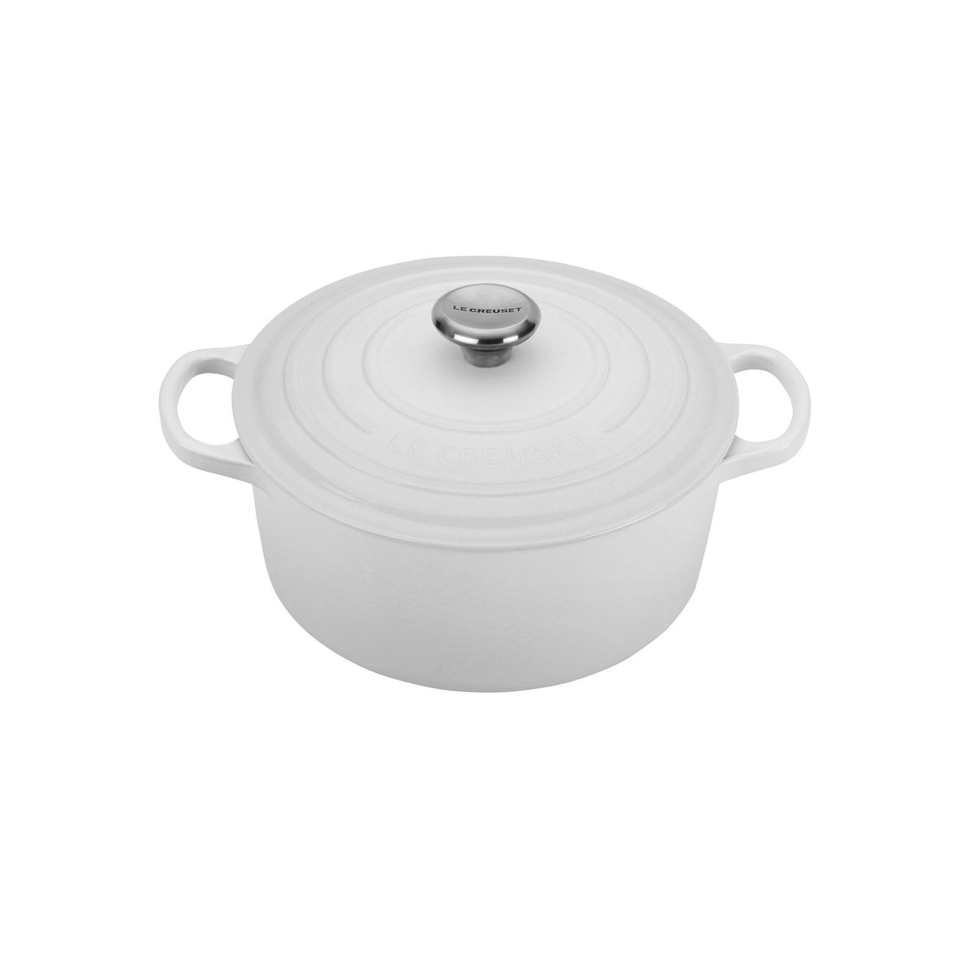 Le Creuset 2 Qt. Signature Round Dutch Oven w/Stainless Steel Knob - O –  Chef's Arsenal