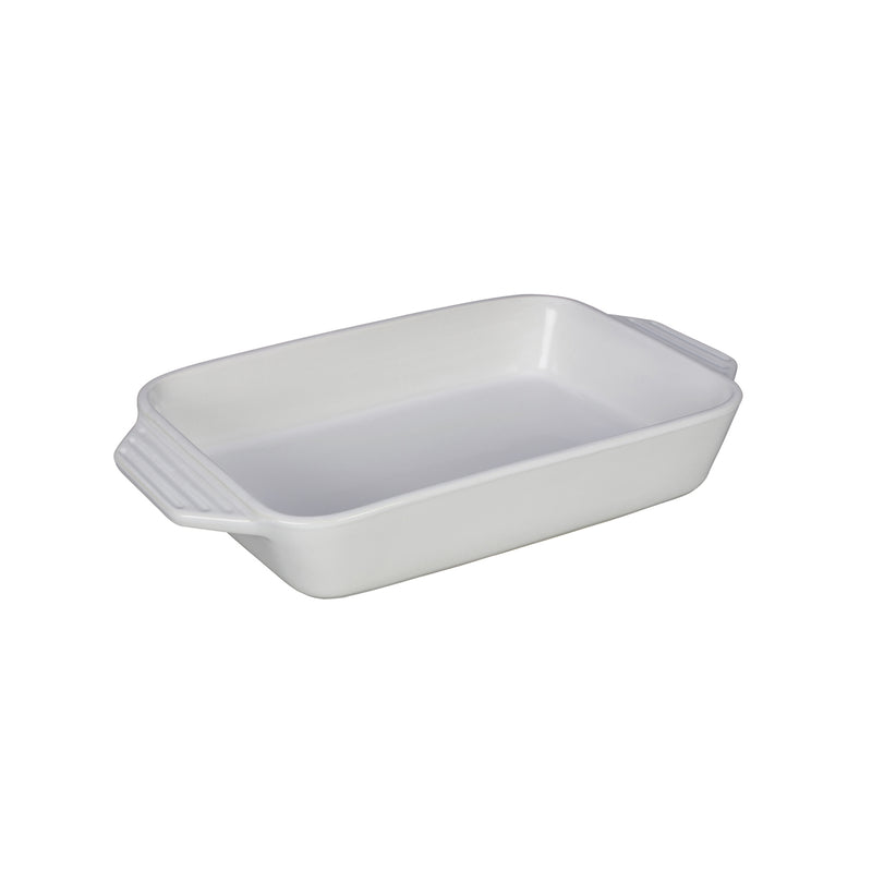 Le Creuset 3 3/20 Qt. (12 1/2" x 8 1/4") Rectangular Dish - White