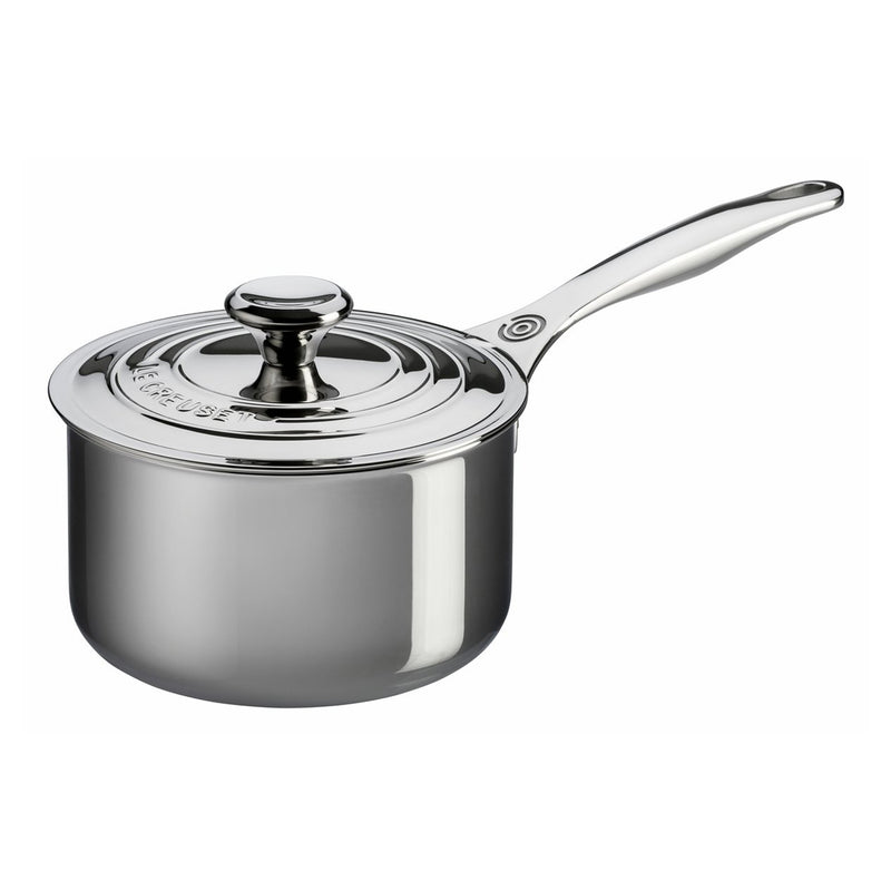 Le Creuset 3 Qt. Saucepan with Lid - Stainless Steel