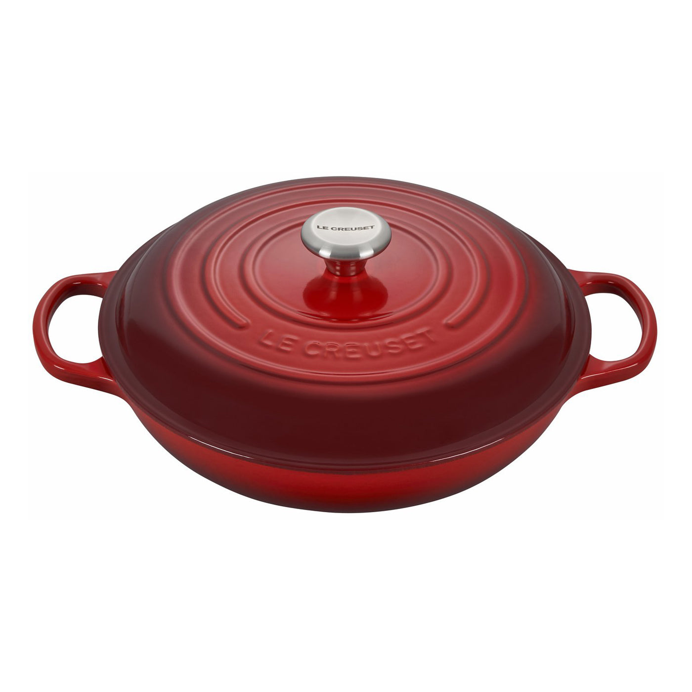 Le Creuset Signature Iron Handle Skillet, Cherry