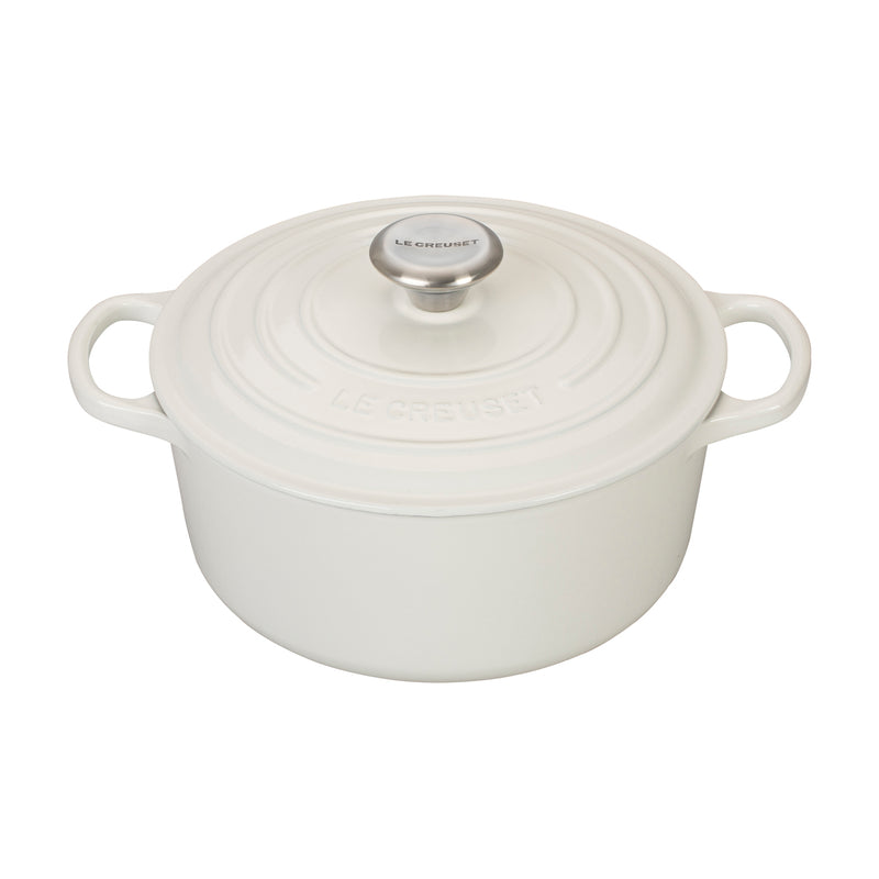 Le Creuset 4 1/2 Qt. Signature Round Dutch Oven - White