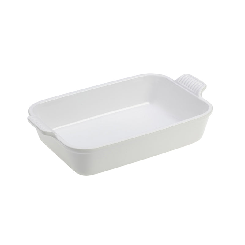 Le Creuset 4 Qt. (12" x 9") Heritage Rectangular Dish - White