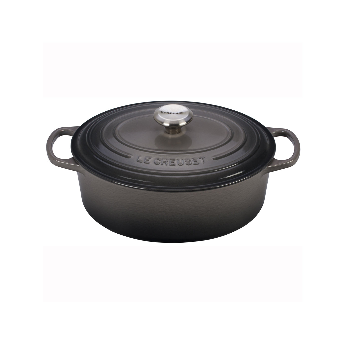 Le Creuset Signature Cast Iron 5 qt Oyster Oval Dutch Oven