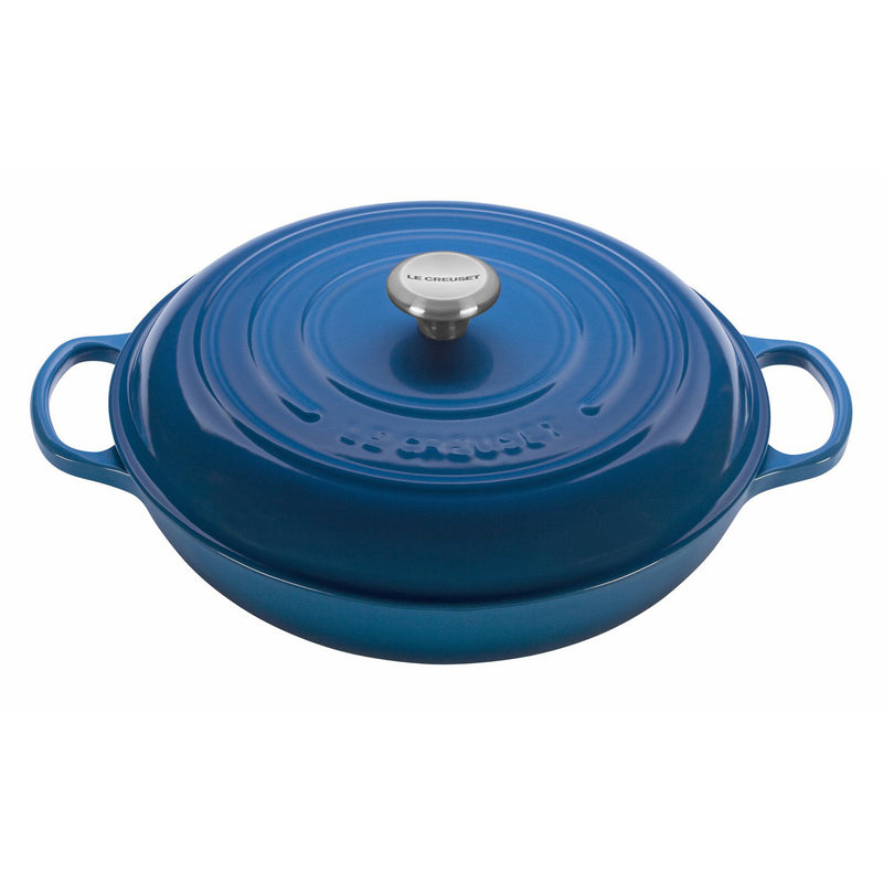 Le Creuset 5 Qt. Signature Braiser w/Stainless Steel Knob - Marseille- Personalized Engraving Available