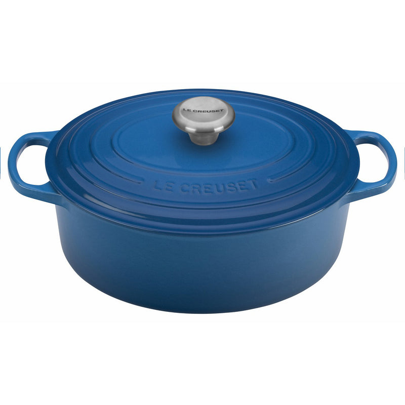 Le Creuset 5 Qt. Signature Oval Dutch Oven w/Stainless Steel Knob - Marseille- Personalized Engraving Available