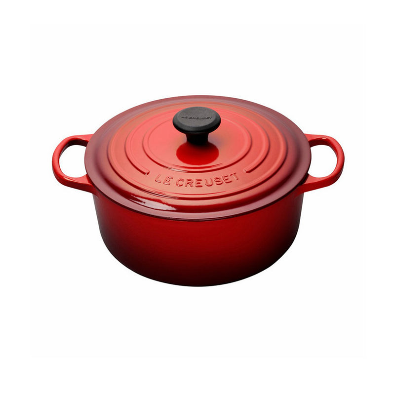 Le Creuset 5 1/2 Qt. Signature Round French Oven - Cherry