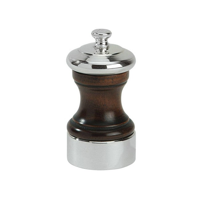 Peugeot Album Range Palace Antique Brown and Silverplate Pepper Mill 10cm/4"