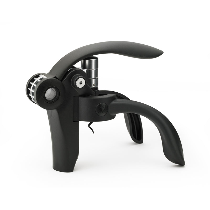 Peugeot Baltaz Dark Lever Corkscrew and Foil Cutter - Black - 14cm/5.5"