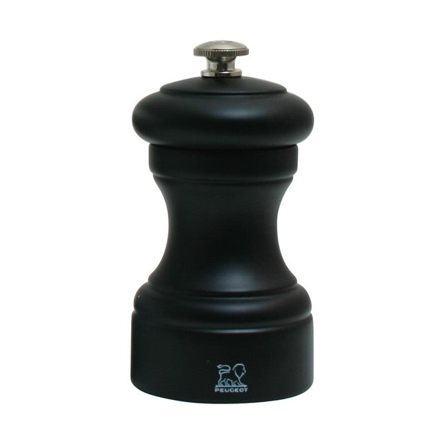 Peugeot Bistro Black Matte Pepper Mill 10cm/4"