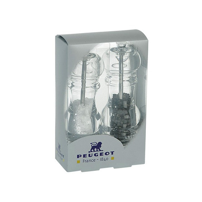 Peugeot Nancy Acrylic Pepper & Salt Mill Set 18cm/7"