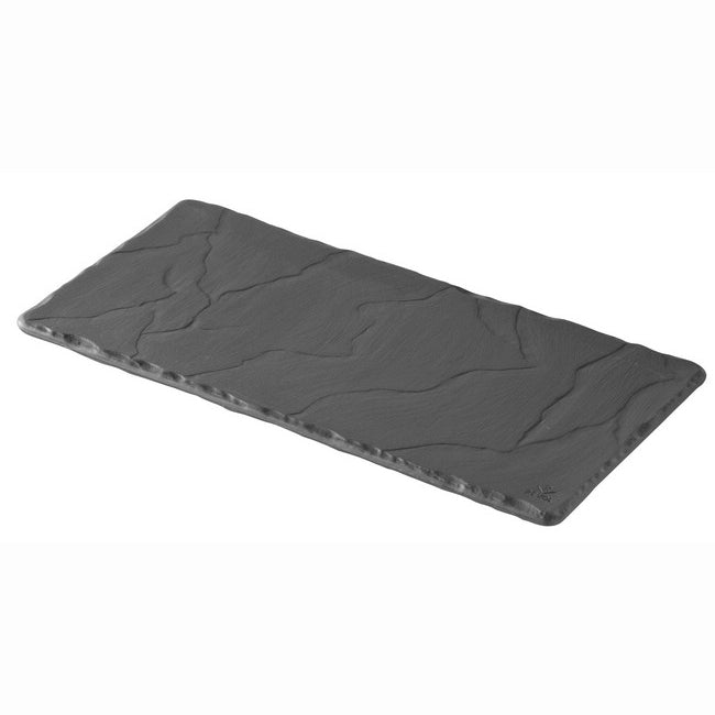 Revol Basalt Rectangular Tray - 9.75" x 4.75" x 0.25" - Slate