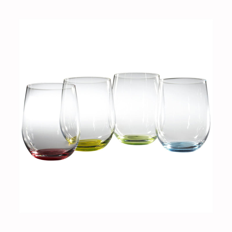 Riedel O Happy "O" Wine Tumblers Glasses - Set of 4
