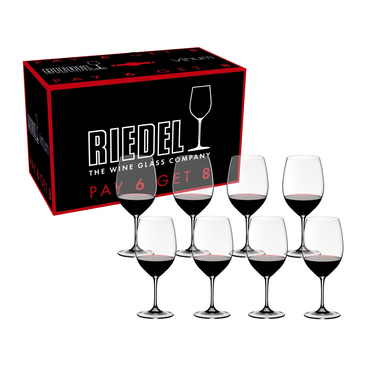 Pure 6-Piece Cabernet Glass Set curated on LTK
