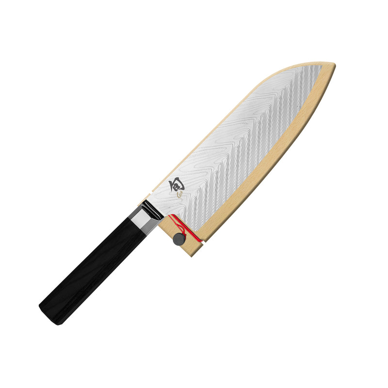 Shun Dual Core - 7" Santoku Knife w/Saya