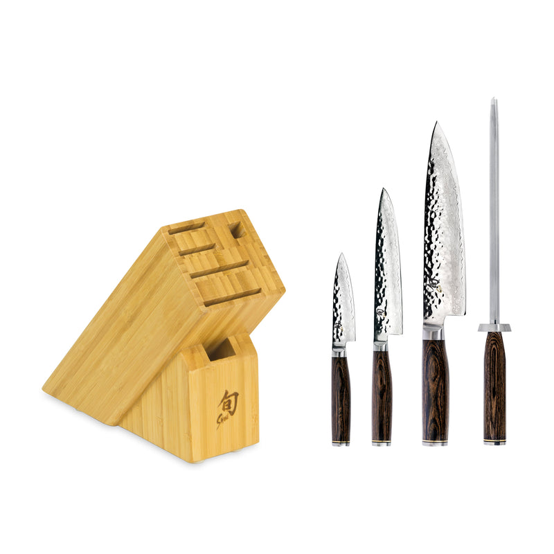 Shun Premier 5 Pc Starter Knife Block Set
