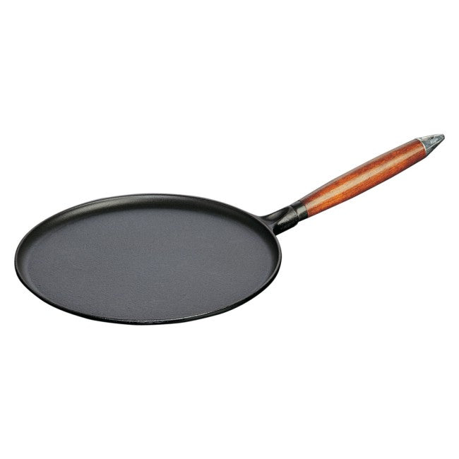 Staub Crepe Pan with Spreader and Spatula - 11" - Black Matte