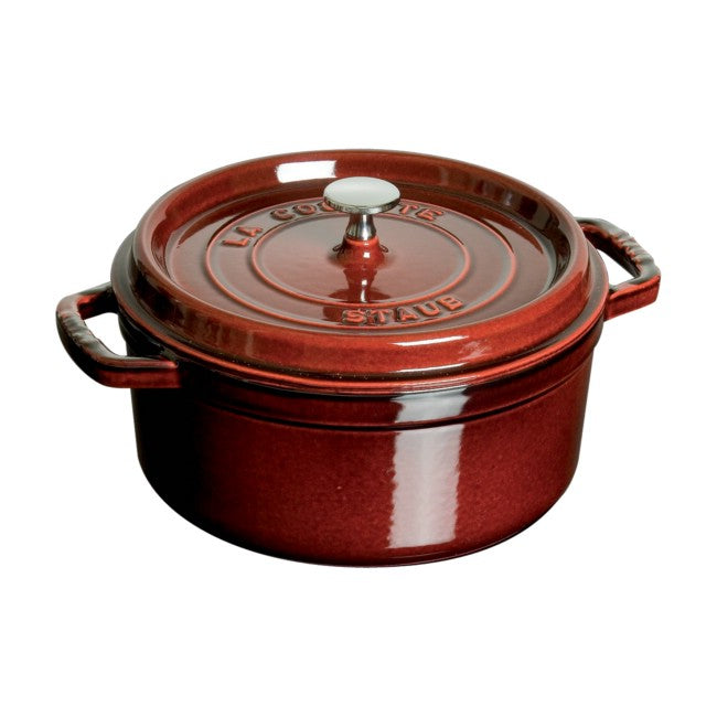 Staub Round Cocotte - 2.75Qt - Grenadine