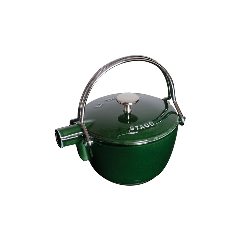 Staub Round Teapot/Kettle - 1QT - Basil