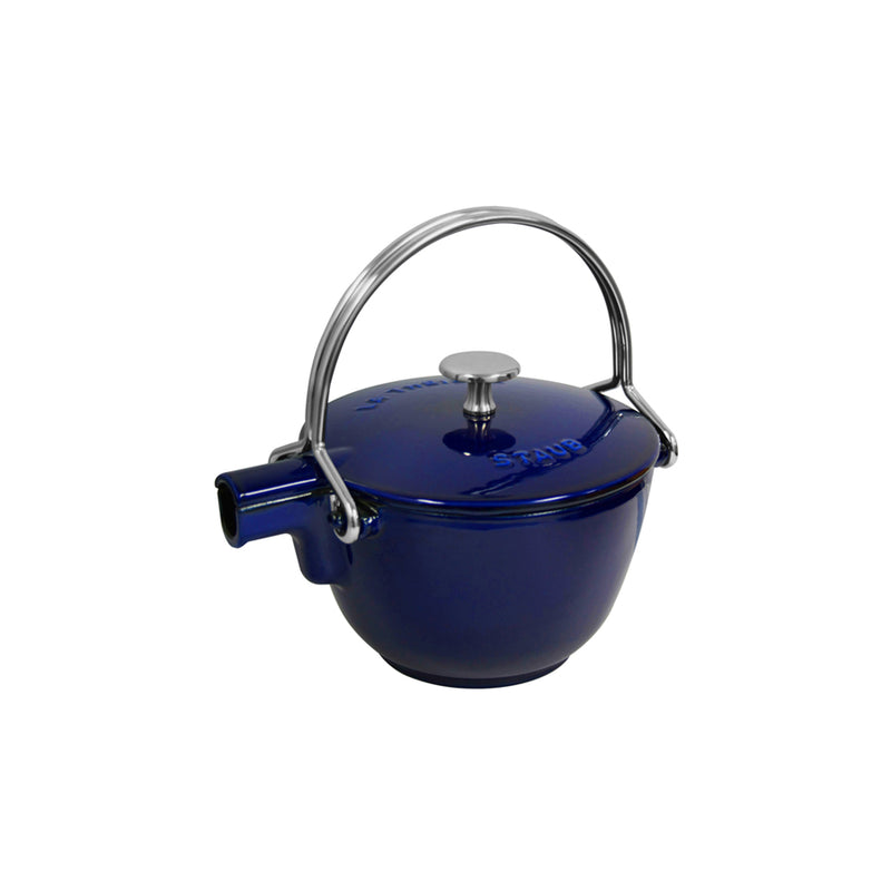 Staub Round Teapot/Kettle - 1QT - Dark Blue