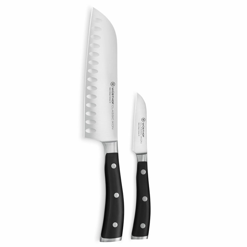 Wusthof Classic Ikon - 2 Pc. Asian Knife Set- Personalized Engraving Available