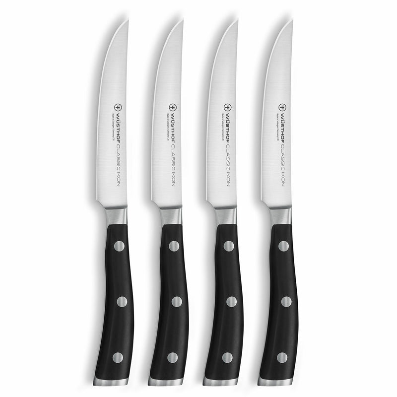 Wusthof Classic Ikon - 4 Pc. Steak Knife Set- Personalized Engraving Available