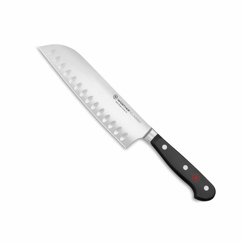 Wusthof Classic - 7" Santoku w/Hollow Edge- Personalized Engraving Available